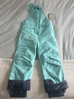 Arctix Kids Teal and Navy Snow Bib Overalls